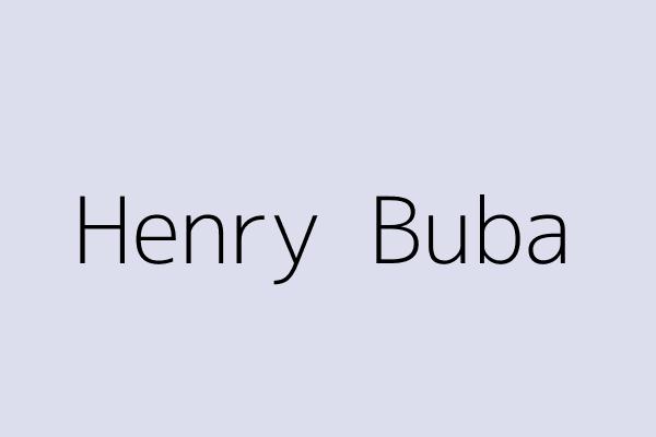 Henry  Buba